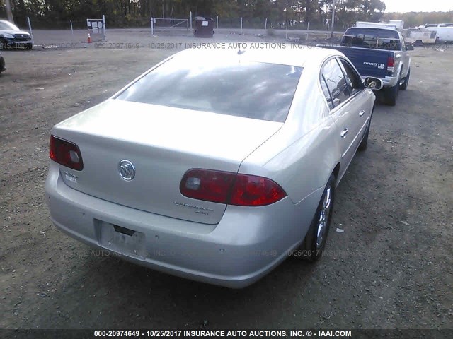 1G4HD57227U203109 - 2007 BUICK LUCERNE CXL GOLD photo 4