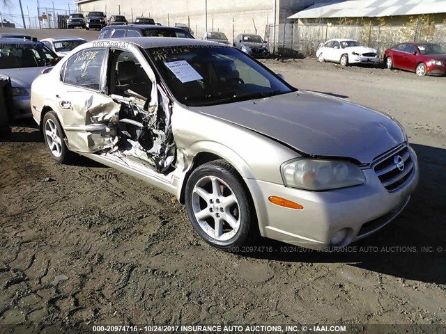 JN1DA31D83T522446 - 2003 NISSAN MAXIMA GLE/GXE/SE GOLD photo 1