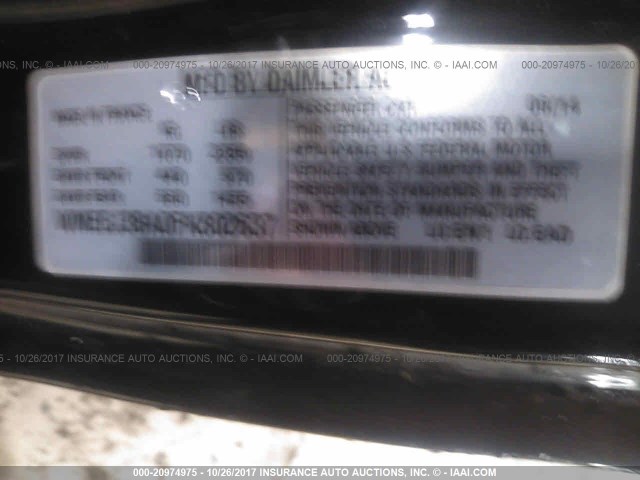 WMEEJ3BA0FK802637 - 2015 SMART FORTWO PURE/PASSION SILVER photo 9