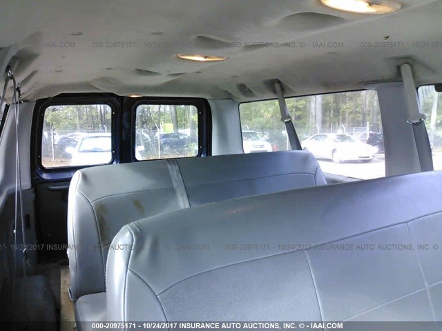 1FMRE11W84HB25090 - 2004 FORD ECONOLINE E150 WAGON BLUE photo 8