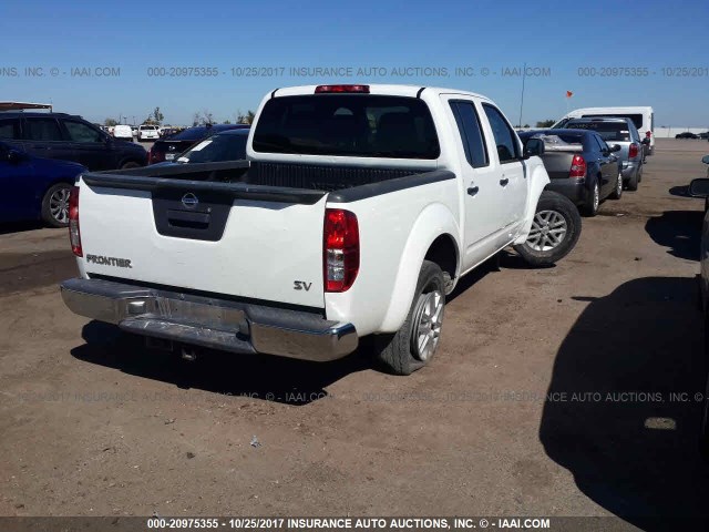 1N6AD0ER7FN711686 - 2015 NISSAN FRONTIER S/SV/SL/PRO-4X WHITE photo 4