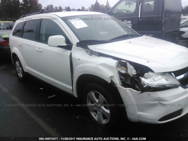 3D4GG57V19T241853 - 2009 DODGE JOURNEY SXT WHITE photo 1