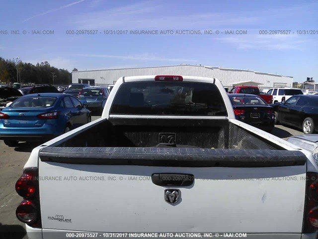 1D7HA16K88J186316 - 2008 DODGE RAM 1500 ST WHITE photo 8