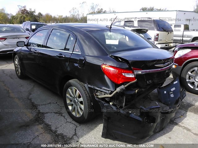 1C3CCBBB3CN106811 - 2012 CHRYSLER 200 TOURING BLACK photo 3