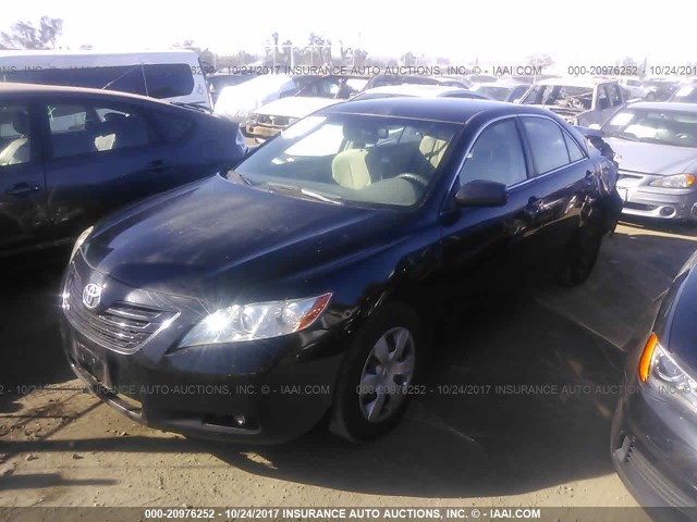 JTNBE46K073062870 - 2007 TOYOTA CAMRY NEW GENERAT CE/LE/XLE/SE BLACK photo 2