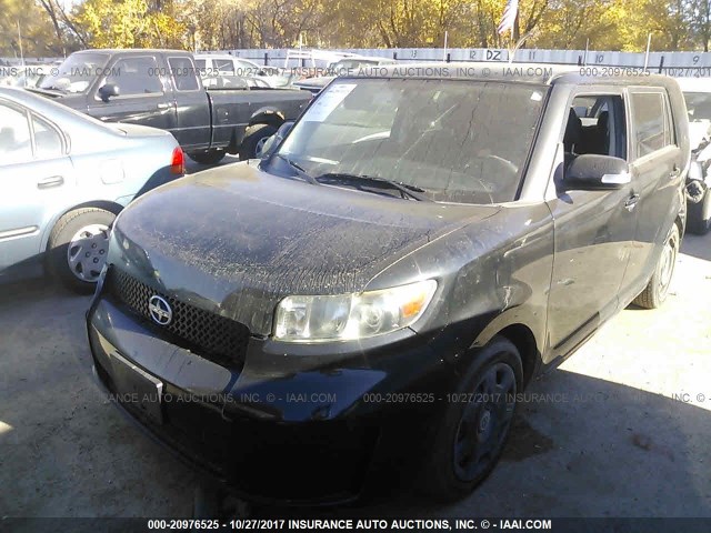 JTLZE4FE2A1106615 - 2010 TOYOTA SCION XB BLACK photo 2