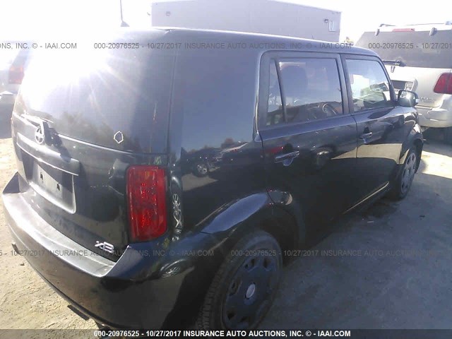 JTLZE4FE2A1106615 - 2010 TOYOTA SCION XB BLACK photo 4