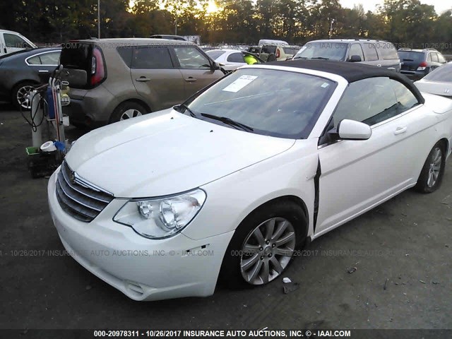 1C3BC5ED8AN142971 - 2010 CHRYSLER SEBRING TOURING WHITE photo 6