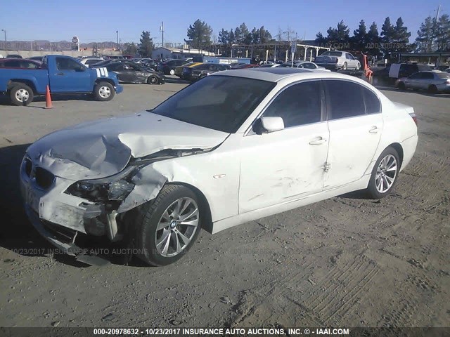 WBANW1C59AC165785 - 2010 BMW 535 I WHITE photo 2