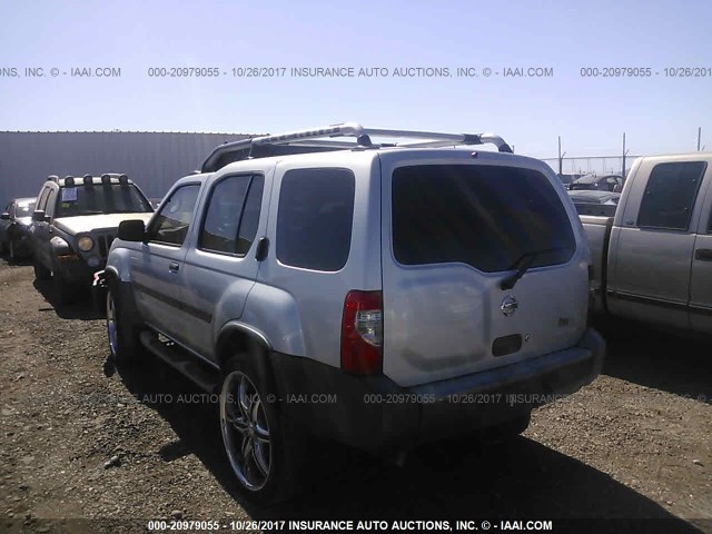 5N1ED28T24C681878 - 2004 NISSAN XTERRA XE/SE SILVER photo 3