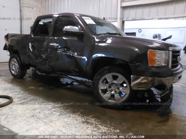 3GTRKVE30AG237490 - 2010 GMC SIERRA K1500 SLE SILVER photo 1