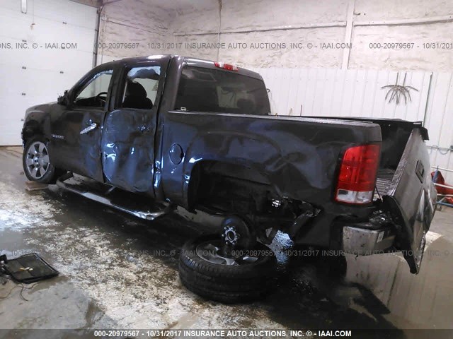 3GTRKVE30AG237490 - 2010 GMC SIERRA K1500 SLE SILVER photo 3