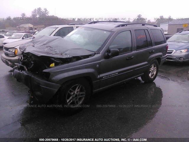 1J4GW48S54C355562 - 2004 JEEP GRAND CHEROKEE LAREDO/COLUMBIA/FREEDOM 灰色 照片 2