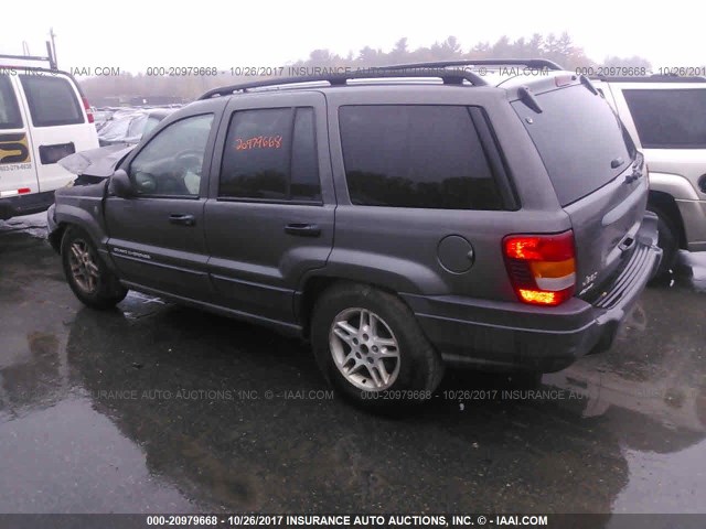 1J4GW48S54C355562 - 2004 JEEP GRAND CHEROKEE LAREDO/COLUMBIA/FREEDOM 灰色 照片 3