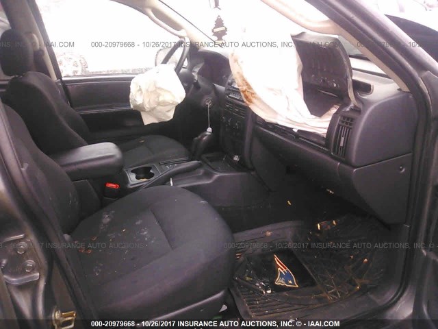 1J4GW48S54C355562 - 2004 JEEP GRAND CHEROKEE LAREDO/COLUMBIA/FREEDOM 灰色 照片 5