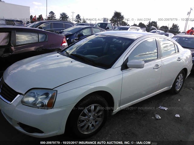 4A3AB36F09E026008 - 2009 MITSUBISHI GALANT ES WHITE photo 6