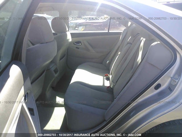 4T1BE46K98U231232 - 2008 TOYOTA CAMRY CE/LE/XLE/SE TAN photo 8