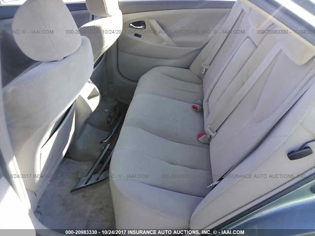 JTNBE46K573087442 - 2007 TOYOTA CAMRY NEW GENERAT CE/LE/XLE/SE GREEN photo 8