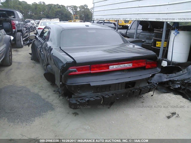 2B3CJ4DV9AH219190 - 2010 DODGE CHALLENGER SE BLACK photo 3