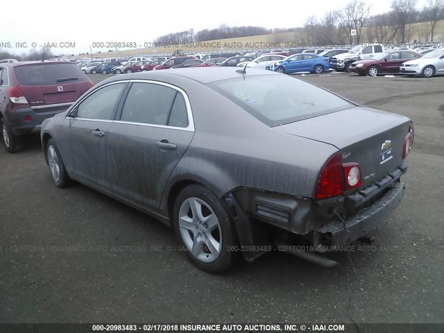 1G1ZB5EB4AF115023 - 2010 CHEVROLET MALIBU LS თაფლისფერი ფოტო 3
