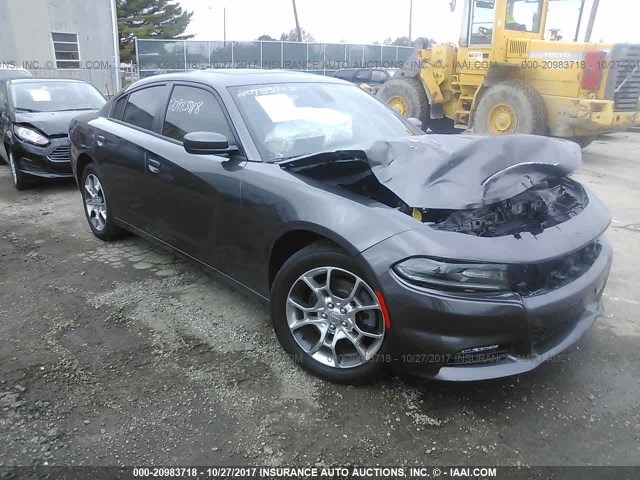 2C3CDXJG1FH875702 - 2015 DODGE CHARGER SXT BLACK photo 1