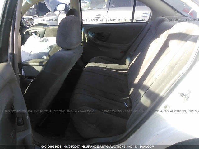 1G1ND52J016254179 - 2001 CHEVROLET MALIBU WHITE photo 8