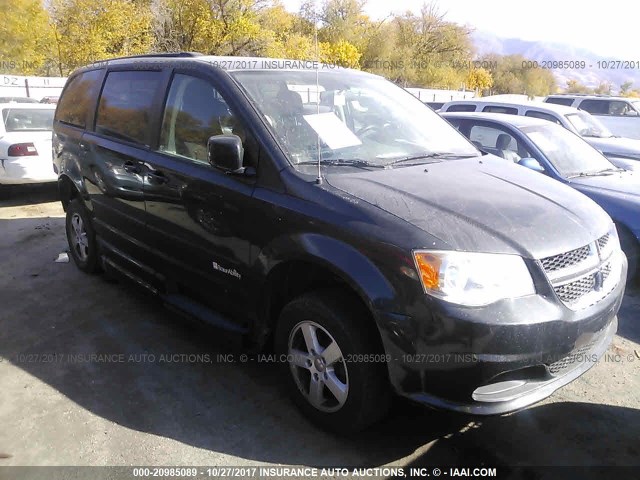 2D4RN3DG8BR640051 - 2011 DODGE GRAND CARAVAN MAINSTREET GRAY photo 1