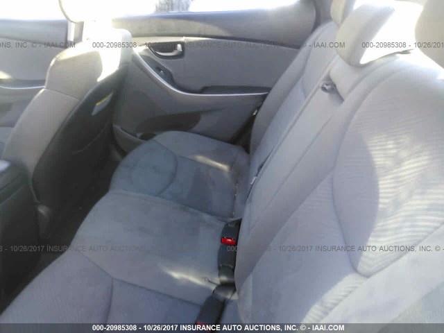 KMHDH4AE6CU367392 - 2012 HYUNDAI ELANTRA GLS/LIMITED SILVER photo 8