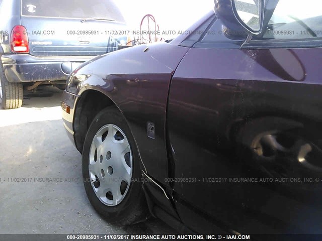 1G8ZH52881Z353741 - 2001 SATURN SL1 MAROON photo 6