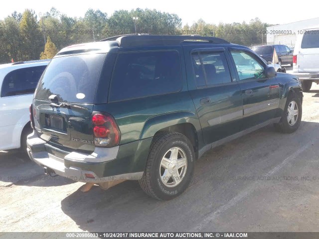 1GNET16S536227382 - 2003 CHEVROLET TRAILBLAZER EXT GREEN photo 4