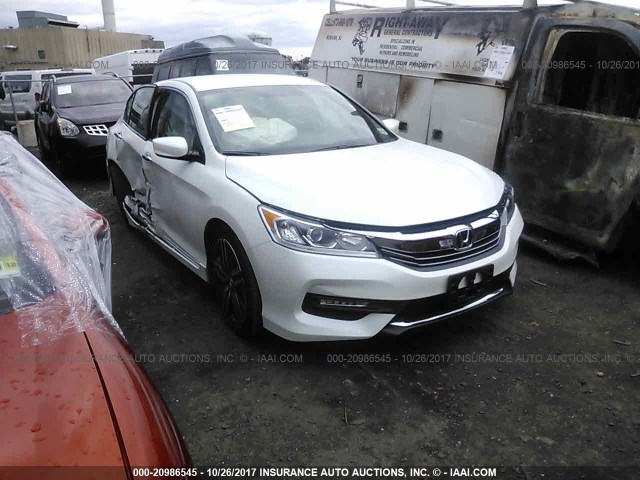 1HGCR2F51HA266118 - 2017 HONDA ACCORD SPORT WHITE photo 1