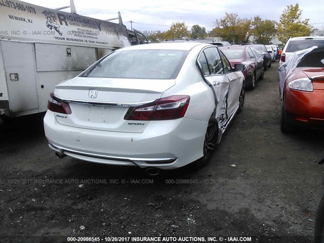 1HGCR2F51HA266118 - 2017 HONDA ACCORD SPORT 白色 照片 4