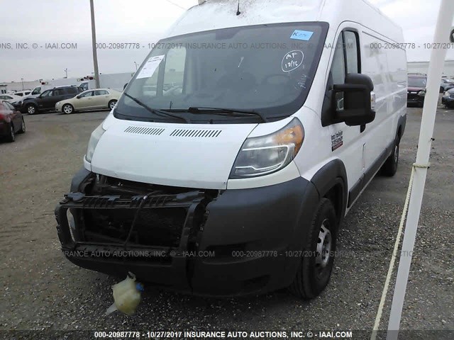 3C6URVJG9EE109420 - 2014 RAM PROMASTER 3500 3500 HIGH WHITE photo 2