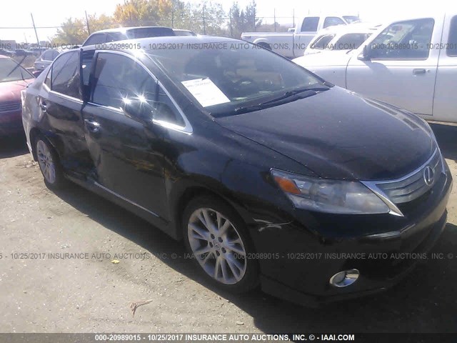 JTHBB1BA4B2046208 - 2011 LEXUS HS 250H BLACK photo 1