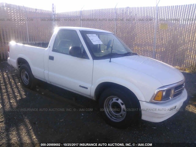 1GCCS14Z2R8236394 - 1994 CHEVROLET S TRUCK S10 WHITE photo 1