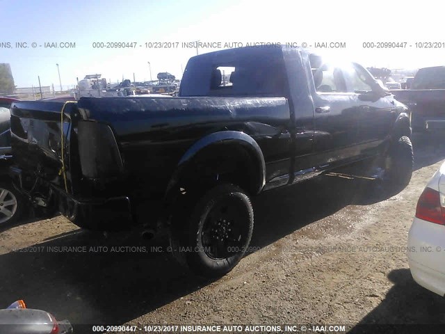 3C6UR5NJ5FG509972 - 2015 RAM 2500 LARAMIE BLACK photo 4