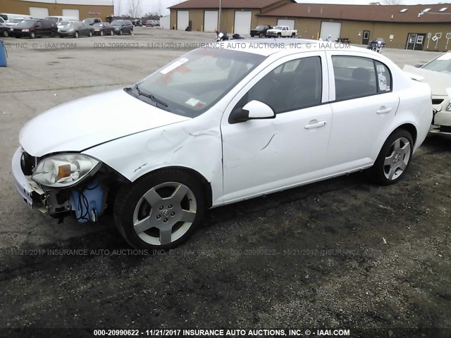 1G1AF5F57A7234270 - 2010 CHEVROLET COBALT 2LT WHITE photo 2