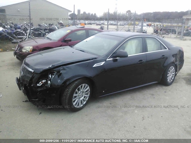 1G6DG5EG3A0100498 - 2010 CADILLAC CTS LUXURY COLLECTION BLACK photo 2