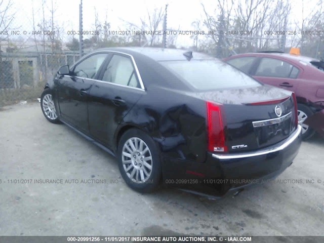 1G6DG5EG3A0100498 - 2010 CADILLAC CTS LUXURY COLLECTION BLACK photo 3