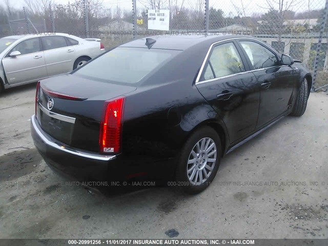 1G6DG5EG3A0100498 - 2010 CADILLAC CTS LUXURY COLLECTION BLACK photo 4