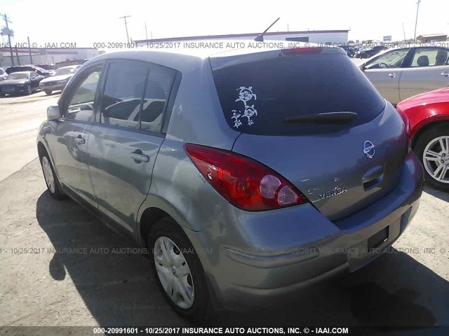 3N1BC1CPXBL455848 - 2011 NISSAN VERSA S/SL GRAY photo 3