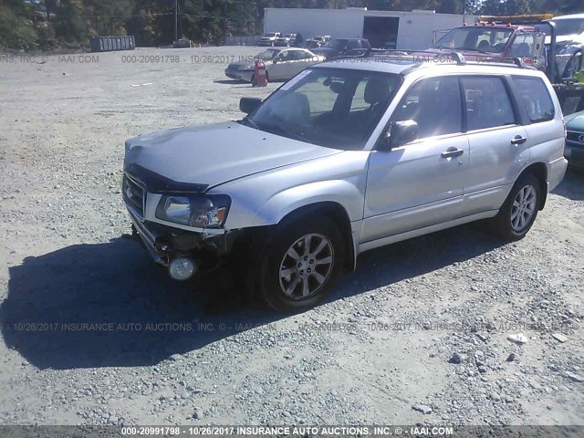 JF1SG65665H712046 - 2005 SUBARU FORESTER 2.5XS ლურჯი ფოტო 2
