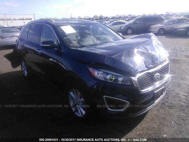 5XYPG4A32HG283629 - 2017 KIA SORENTO LX/L BLUE photo 1