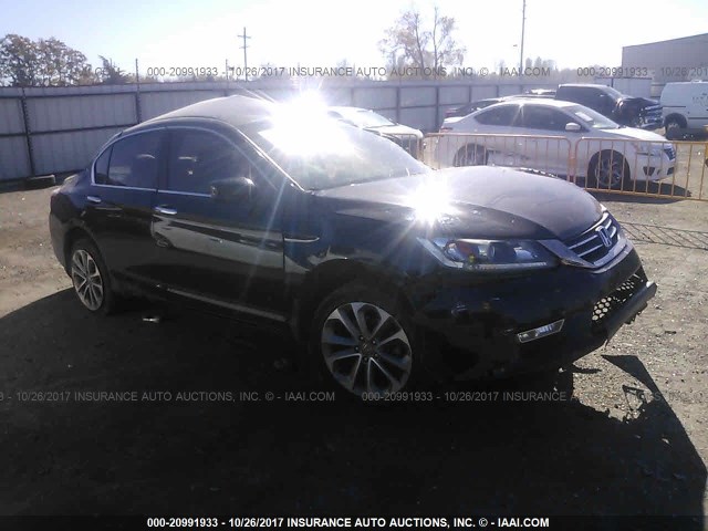 1HGCR2F57DA073661 - 2013 HONDA ACCORD SPORT 黑色 照片 1