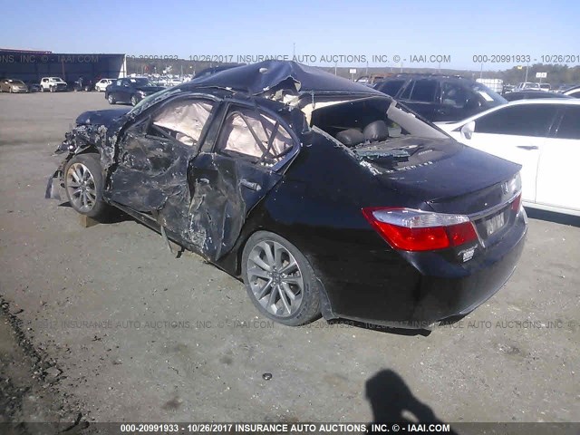 1HGCR2F57DA073661 - 2013 HONDA ACCORD SPORT 黑色 照片 3