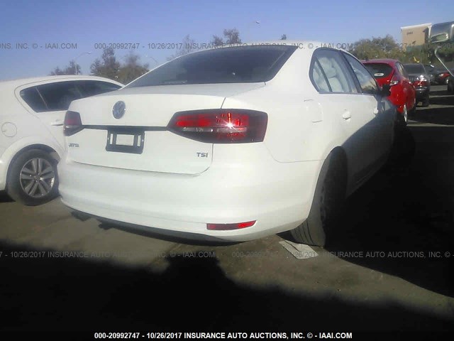 3VW2B7AJ3HM386809 - 2017 VOLKSWAGEN JETTA S 白色 照片 4