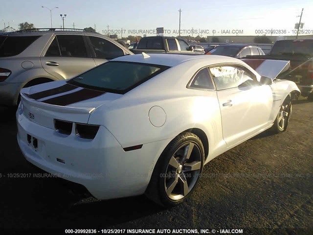 2G1FK1EJXC9196866 - 2012 CHEVROLET CAMARO 2SS WHITE photo 4