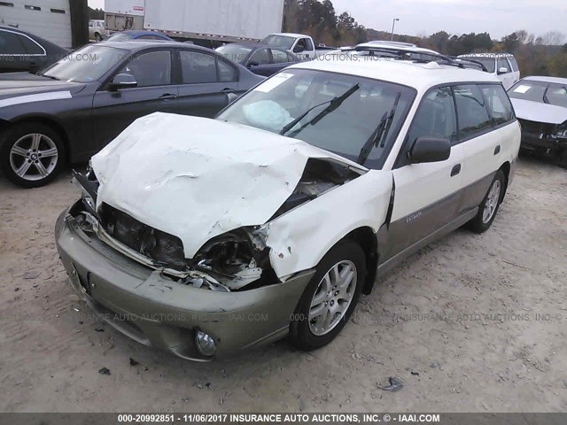 4S3BH675747636708 - 2004 SUBARU LEGACY OUTBACK AWP 白色 照片 2