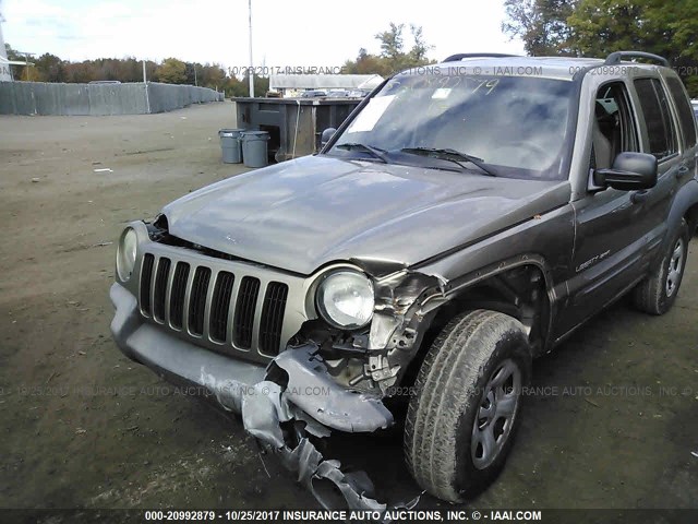 1J4GL48K03W729968 - 2003 JEEP LIBERTY SPORT/FREEDOM ოქროსფერი ფოტო 6