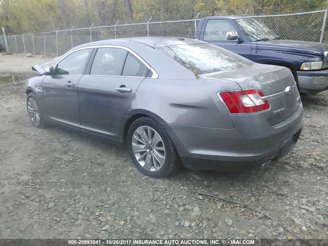 1FAHP2FW4BG116601 - 2011 FORD TAURUS LIMITED GRAY photo 3